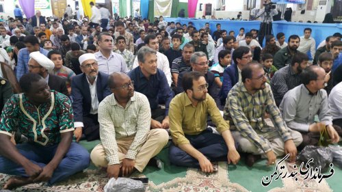جشن غدیر در شهرستان ترکمن برگزار شد