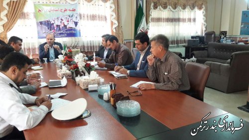 جلسه طرح استقبال از مهر شهرستان ترکمن تشکیل شد