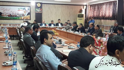 ششمین جلسه شورای اداری شهرستان ترکمن برگزار شد