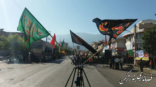 رژه نیروهای مسلح غرب گستان در کردکوی برگزار شد