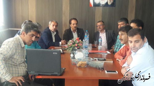 دومین جلسه کارگروه مدیریت پسماند شهرستان ترکمن تشکیل شد