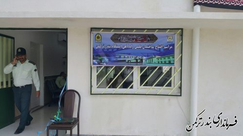 ساختمان پلیس راه آهن ایستگاه شهرستان ترکمن افتتاح شد