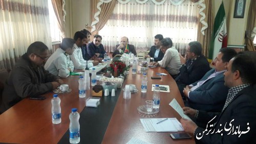 جلسه شورای کشاورزی شهرستان ترکمن برگزار شد