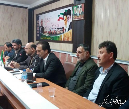 ششمین جلسه کارگروه تخصصی و اجتماعی شهرستان ترکمن برگزار شد