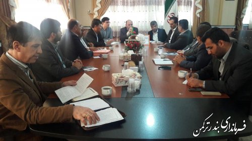 هفتمین جلسه ستاد اقتصاد مقاومتی شهرستان ترکمن برگزار شد