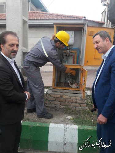 اجرای رزمایش ملی کنترل آماده بکاری مولدهای برق اضطراری سال 1396 در فرمانداری شهرستان ترکمن