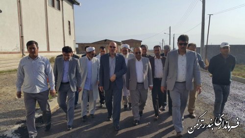 بازدید مدیرکل دفتر امور روستایی و شوراها  از اجرای طرح هادی روستای پنج پیکر