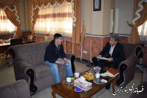 ملاقات مردمی سرپرست فرمانداری  ترکمن برگزار شد
