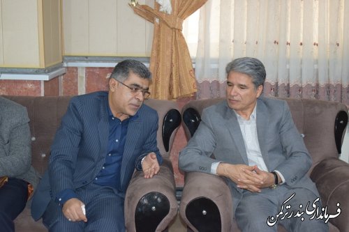 دیدار معاون طرح و توسعه شرکت آب منطقه ای استان با سرپرست فرمانداری ترکمن