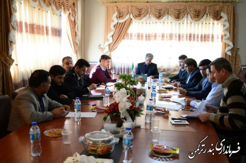 جلسه شورای ترافیک شهرستان ترکمن برگزار شد