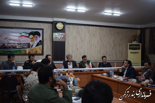 هفتمین جلسه شورای هماهنگی مبارزه با مواد مخدر شهرستان ترکمن برگزار شد
