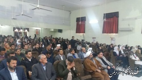 همایش پرستار در آئینه حضرت زینب کبری (س) در شهرستان ترکمن برگزار شد