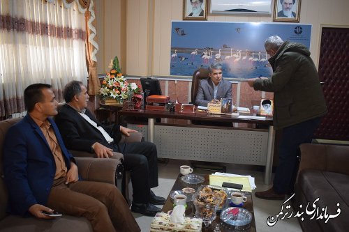 ملاقات مردمی سرپرست فرمانداری  ترکمن برگزار شد