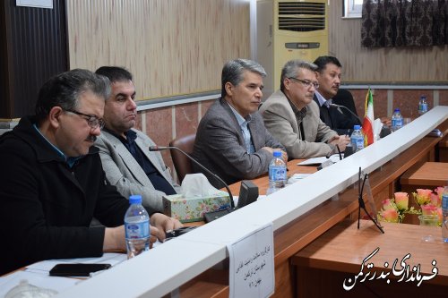 ششمین جلسه کارگروه سلامت و امنیت غذایی شهرستان ترکمن برگزار شد