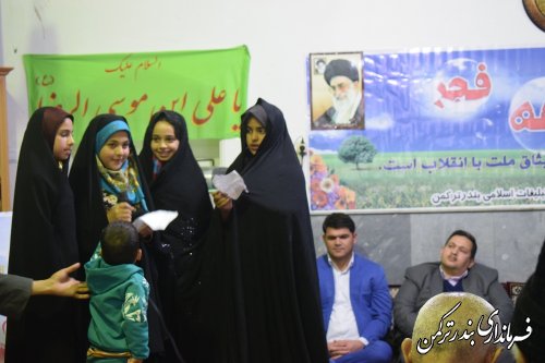 جشن انقلاب در مسجد روستای ایوان آباد شهرستان ترکمن برگزار شد