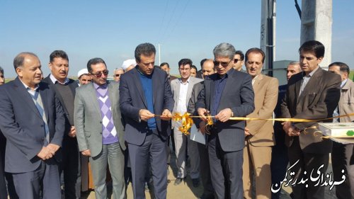افتتاح پروژه مرغداری گوشتی 75000 قطعه ای  در شهرستان ترکمن 