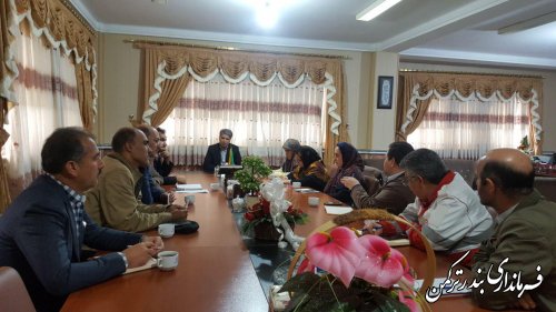 جلسه خدمات سفر شهرستان ترکمن برگزار شد
