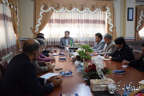 جلسه هماهنگی برگزاری جشن نیکوکاری در شهرستان ترکمن برگزار شد