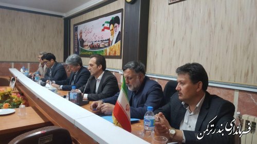 جلسه ستاد توسعه فضای سبز شهرستان ترکمن برگزار شد