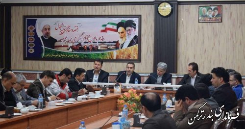 سومین جلسه ستاد خدمات سفر نوروزی شهرستان ترکمن برگزار شد