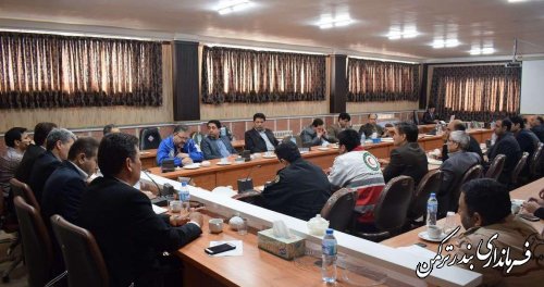 سومین جلسه ستاد خدمات سفر نوروزی شهرستان ترکمن برگزار شد
