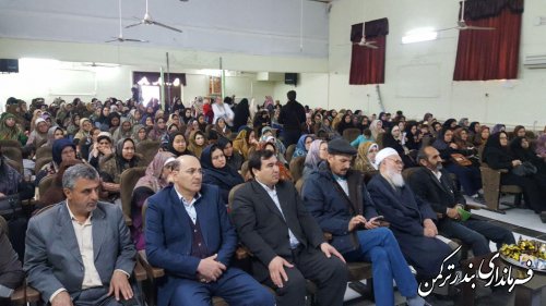 جشن بزرگ میلاد کوثر در شهرستان ترکمن برگزار شد