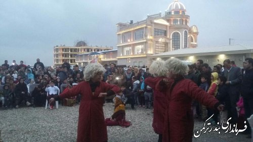 جشن متمرکز نوروزگاههای استان در شهرستان ترکمن برگزار شد