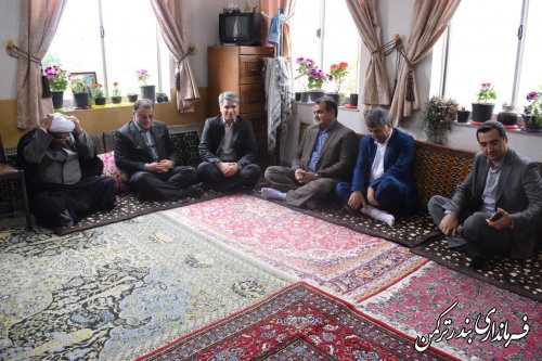 دیدار معاون سیاسی امنیتی و اجتماعی استاندار با ائمه جمعه شهرستان ترکمن 