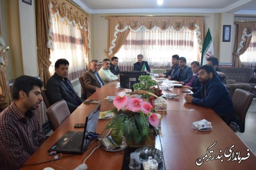 جلسه شورای حفاظت از منابع آب شهرستان ترکمن برگزارشد