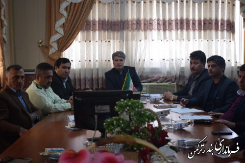 جلسه شورای حفاظت از منابع آب شهرستان ترکمن برگزار شد