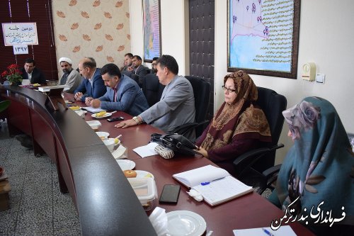 دومین جلسه شورای آموزش و پرورش شهرستان ترکمن برگزار شد