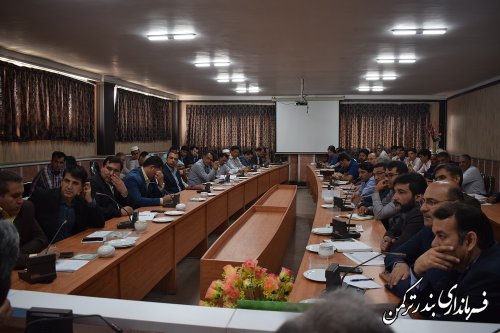 دومین جلسه ستاد اشتغال شهرستان ترکمن برگزار شد