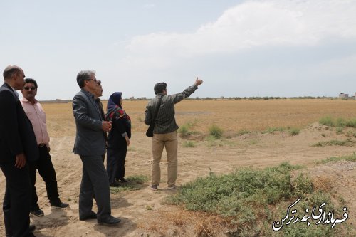 بازدید فرماندار از میدان سوارکاری شهرستان ترکمن