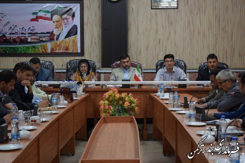 سومین جلسه شورای هماهنگی مدیریت بحران شهرستان ترکمن برگزار شد