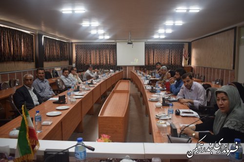  دومین جلسه کارگروه سلامت و امنیت غذایی شهرستان ترکمن در سال 97  برگزار شد