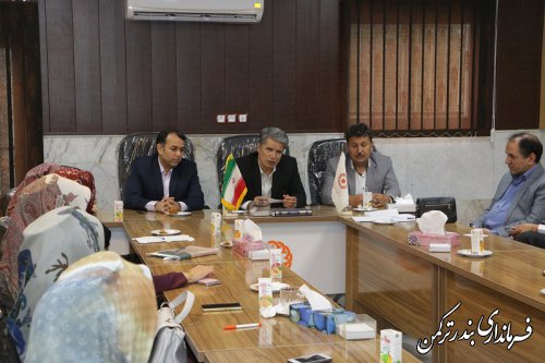 نشست فرماندار با کارکنان بهزیستی و مدیران مراکز غیردولتی شهرستان ترکمن
