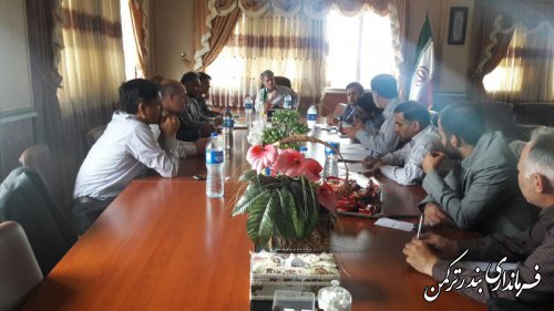 اولین جلسه کارگروه تنظیم بازار شهرستان ترکمن برگزار شد