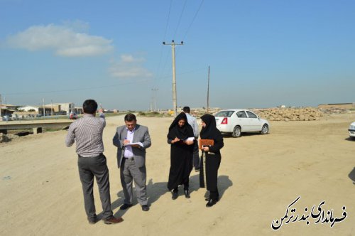 بازدید معاون سیاسی، امنیتی و اجتماعی فرماندار از ساخت و سازهای غیرمجاز شهرستان ترکمن
