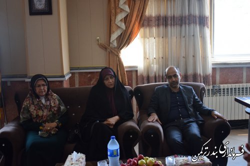 دیدار مدیرکل فرهنگ و ارشاد اسلامی استان با فرماندار ترکمن