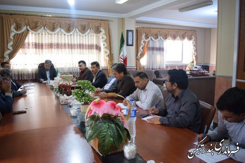 سومین جلسه کارگروه تنظیم بازار شهرستان ترکمن برگزار شد