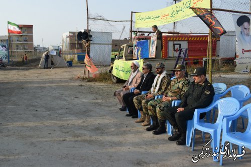 رزمایش اقتدار عاشورایی سپاهیان حضرت محمد رسول الله (ص) در شهرستان ترکمن