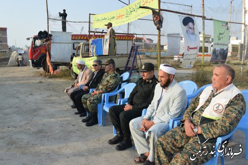 رزمایش اقتدار عاشورایی سپاهیان حضرت محمد رسول الله (ص) در شهرستان ترکمن