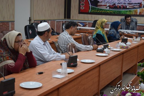 دومین جلسه انجمن کتابخانه عمومی شهرستان ترکمن برگزار شد