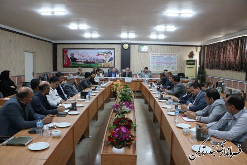 ششمین جلسه ستاد اشتغال شهرستان ترکمن برگزار شد