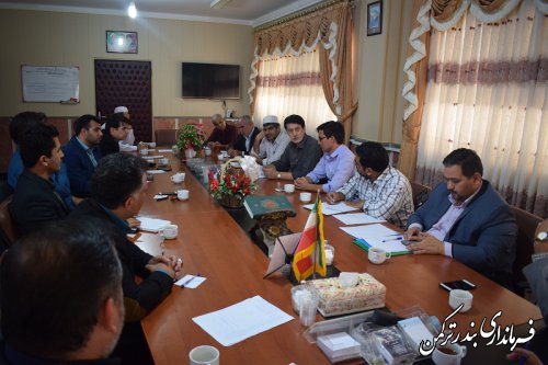 ششمین جلسه کارگروه تنظیم بازار شهرستان ترکمن برگزار شد