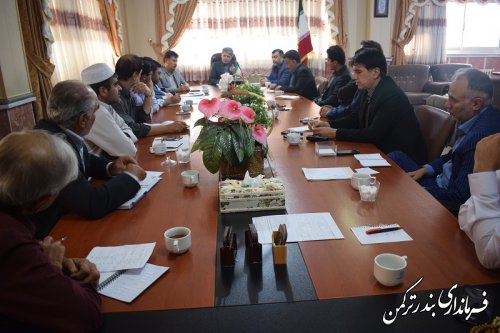 ششمین جلسه کارگروه تنظیم بازار شهرستان ترکمن برگزار شد