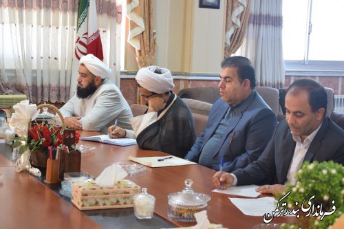  جلسه هماهنگی همایش مسجدمحوری در شهرستان ترکمن برگزار شد