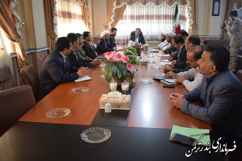  جلسه هماهنگی همایش مسجدمحوری در شهرستان ترکمن برگزار شد