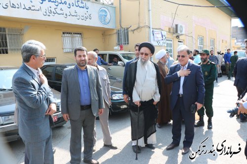حضور فرماندار ترکمن در اجتماع بزرگ عاشورایی بسیج استان گلستان