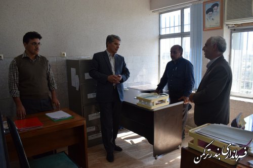 دیدار فرماندار ترکمن با مدیر و کارکنان دامپزشکی شهرستان